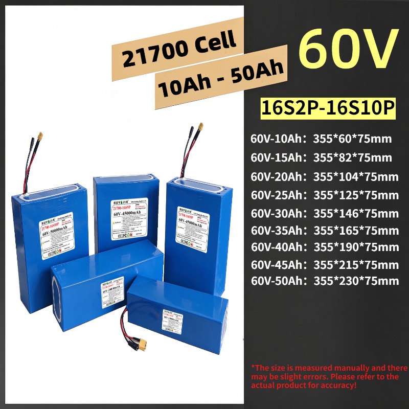 60V 30Ah 21700 Battery Pack - Pacco batteria al litio 60V 21700