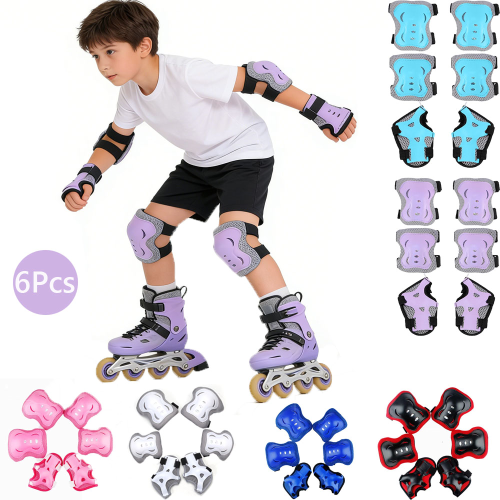 Scooter Helmet Set - Ginocchiere per bambini Gomitiere Età 3-7